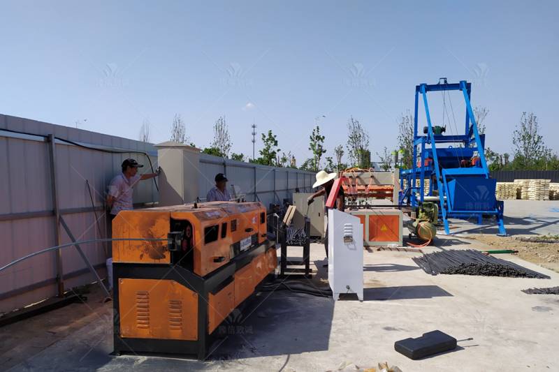 信陽(yáng)高鐵護(hù)坡磚生產(chǎn)線及配套鋼筋設(shè)備