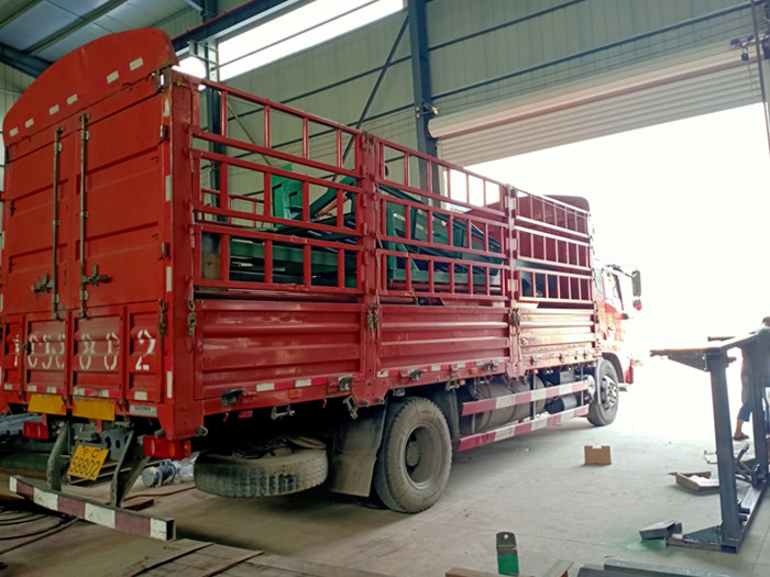 斜拉式預制構件生產線發貨